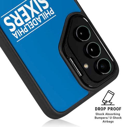 NBA Philadelphia 76ers Standard - Blue Galaxy S24 FE Kickstand Case